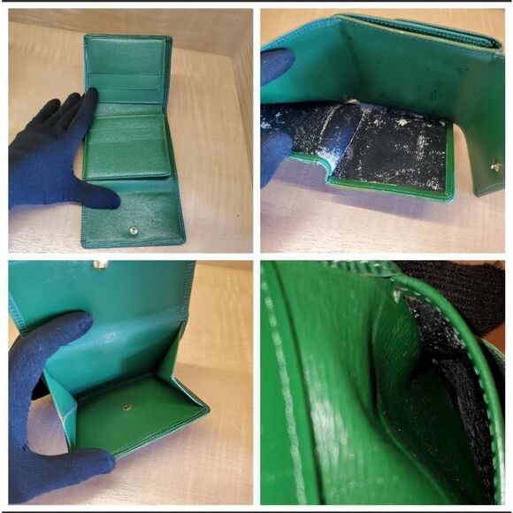 Aithentic Louis Vuitton Green  Epi Bifold wallet, SP1001 - Picture 3 of 5